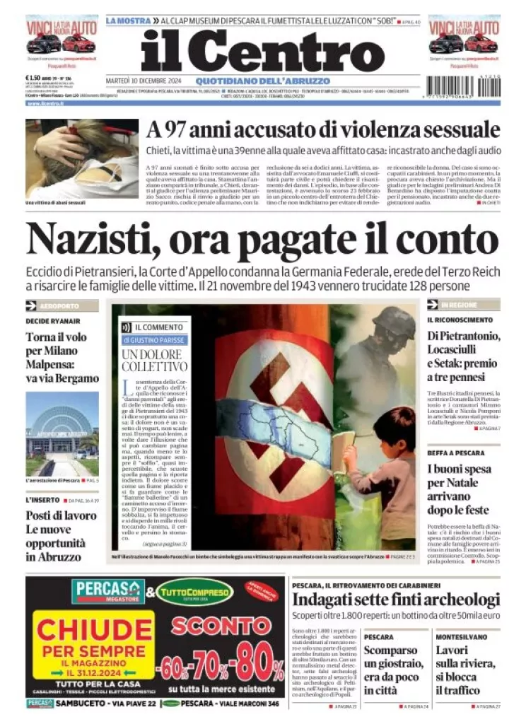 Prima-pagina-il centro-oggi-edizione-del-2024-12-10